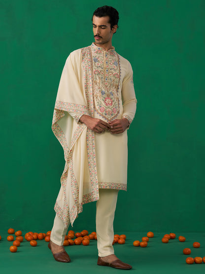 DEER BEIGE KURTA SET