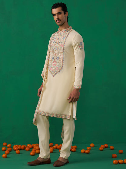 DEER BEIGE KURTA SET