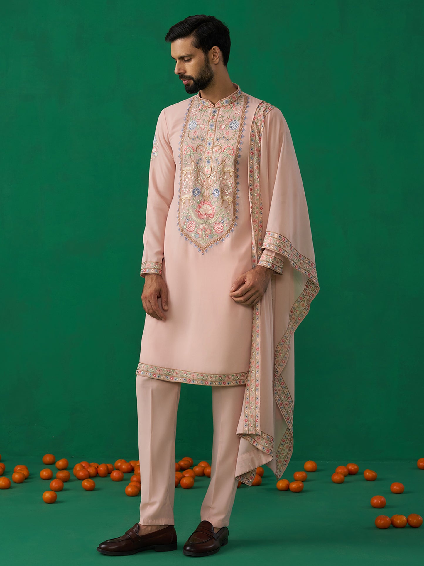 DEER PINK KURTA SET