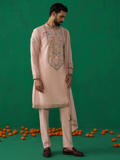 DEER PINK KURTA SET