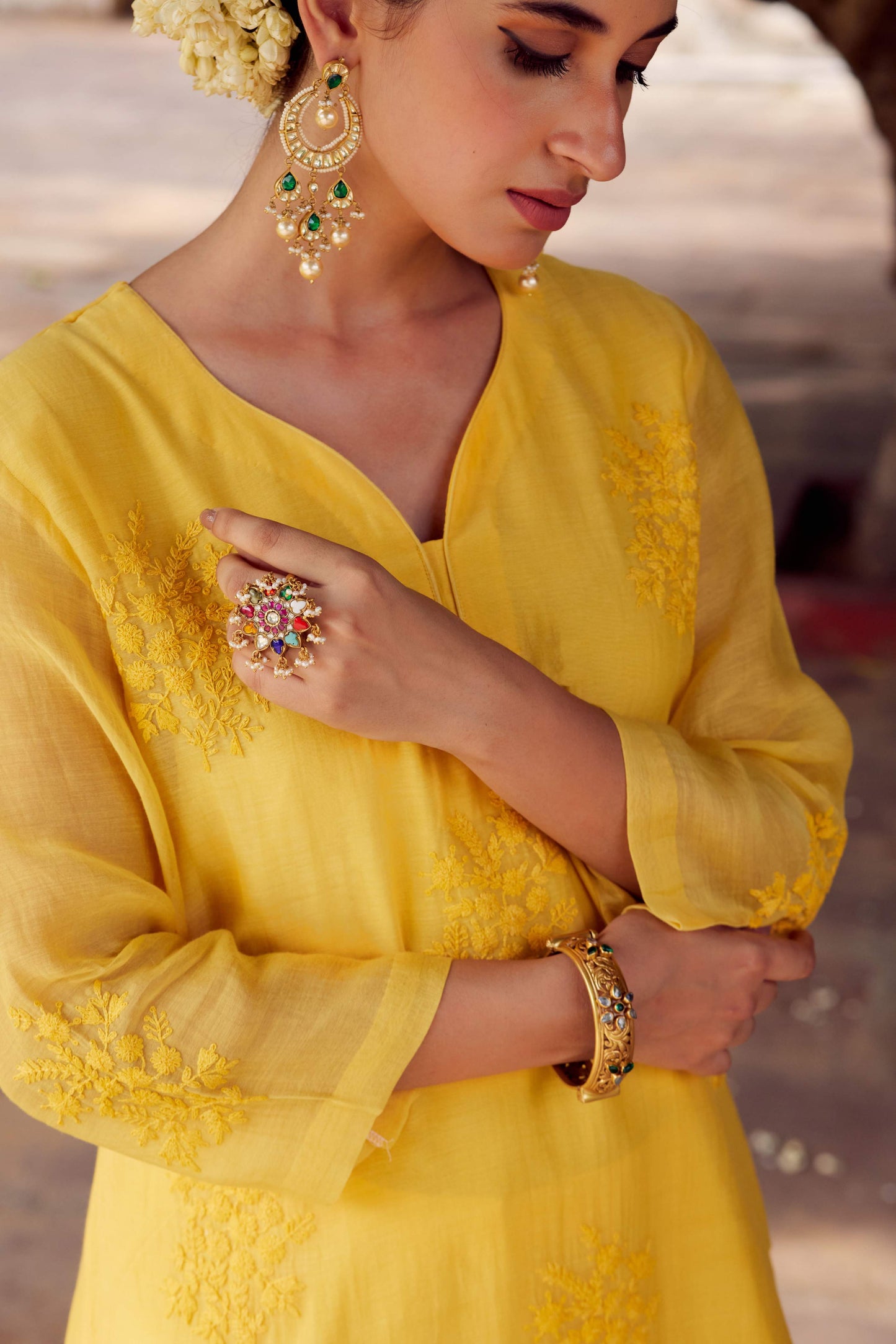 DORI MUSTARD YELLOW SUIT SET