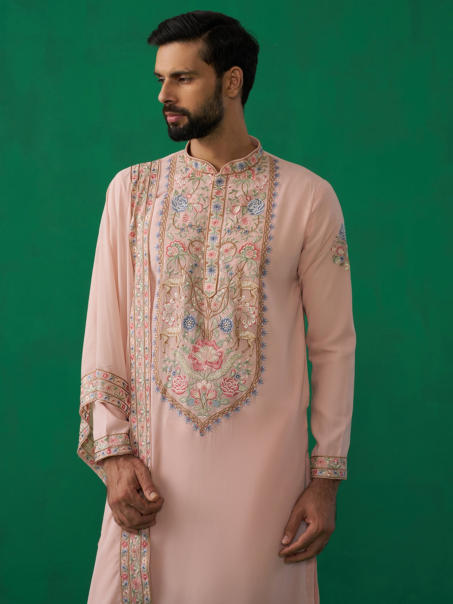 DEER PINK KURTA SET