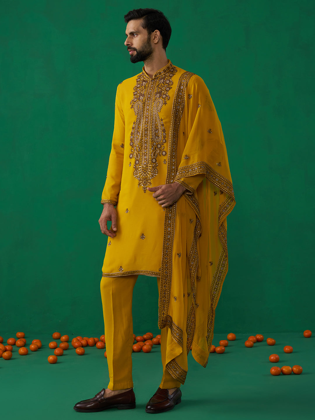 ARABIC HALDI KURTA SET