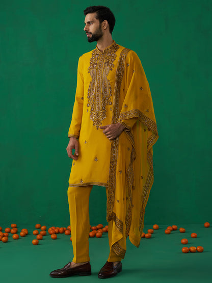 ARABIC HALDI KURTA SET