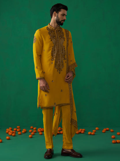 ARABIC HALDI KURTA SET