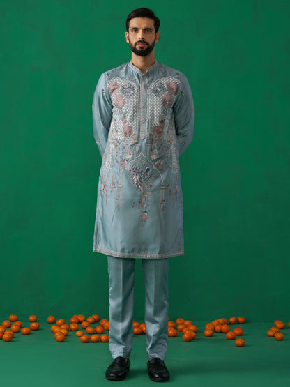 MAYUR SKYBLUE KURTA SET