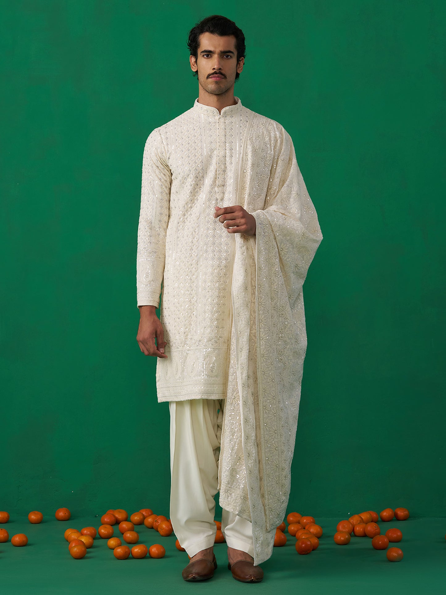 SULTAN IVORY KURTA SET