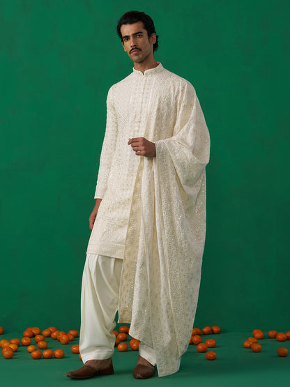 SULTAN IVORY KURTA SET