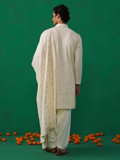 SULTAN IVORY KURTA SET