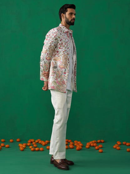 HANSRAJ IVORY JODHPURI SET