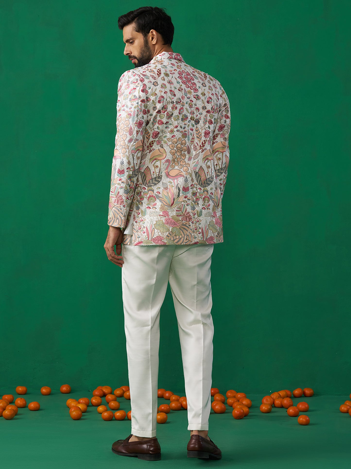 HANSRAJ IVORY JODHPURI SET