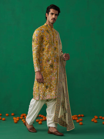 PHOOLPANKH HALDI KURTA SET