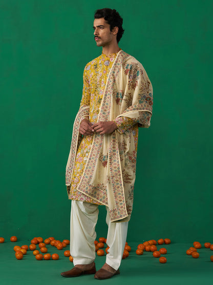 PHOOLPANKH HALDI KURTA SET