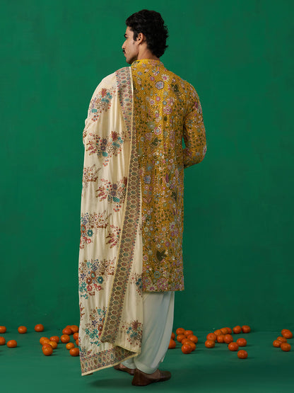 PHOOLPANKH HALDI KURTA SET