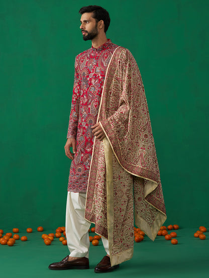 PAISELY PINK KURTA SET