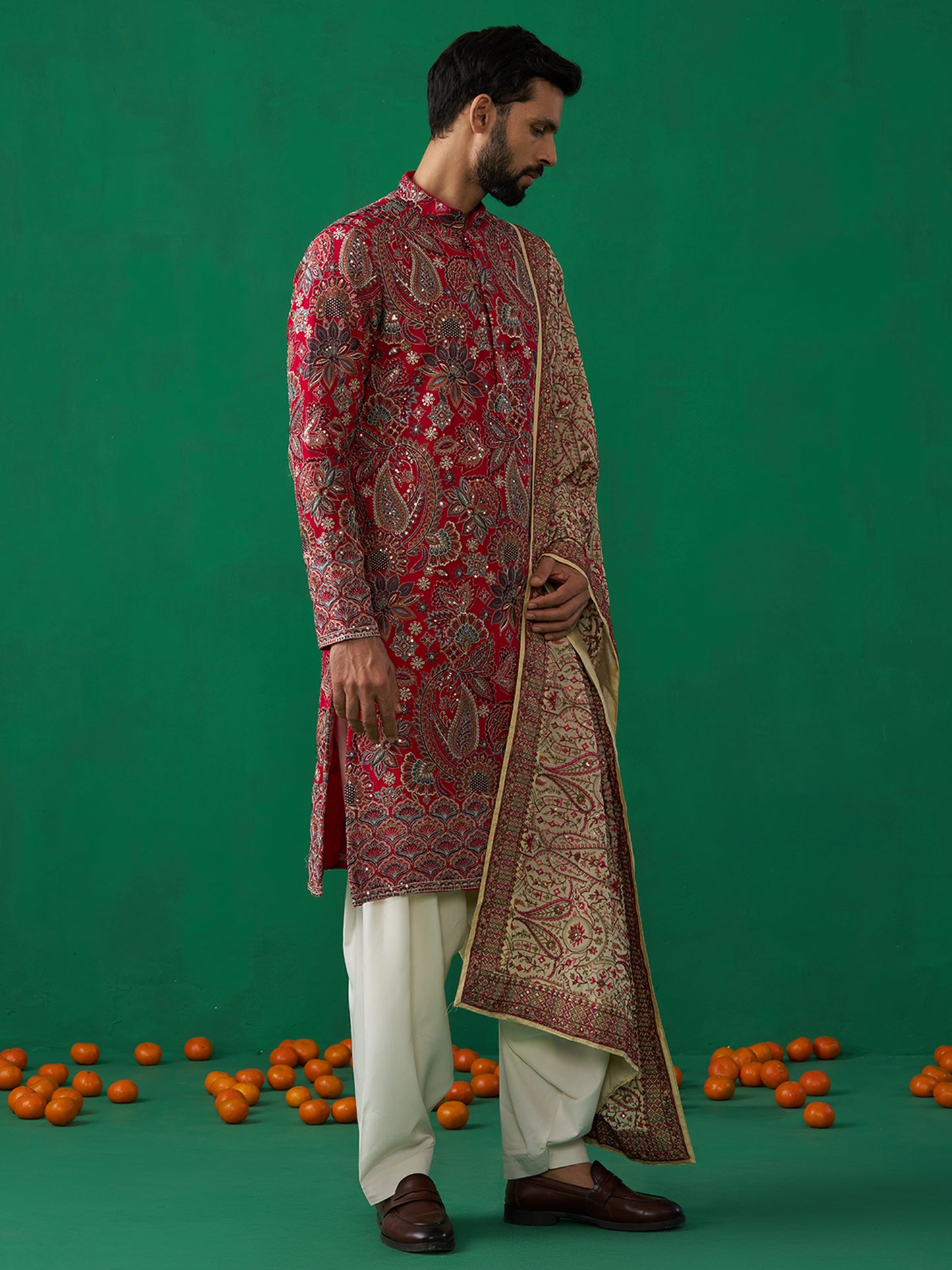 PAISELY PINK KURTA SET
