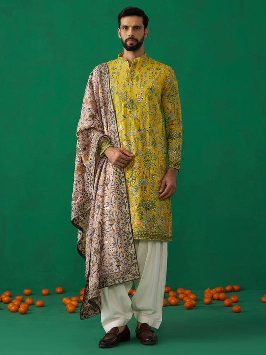 BIRD HALDI KURTA SET