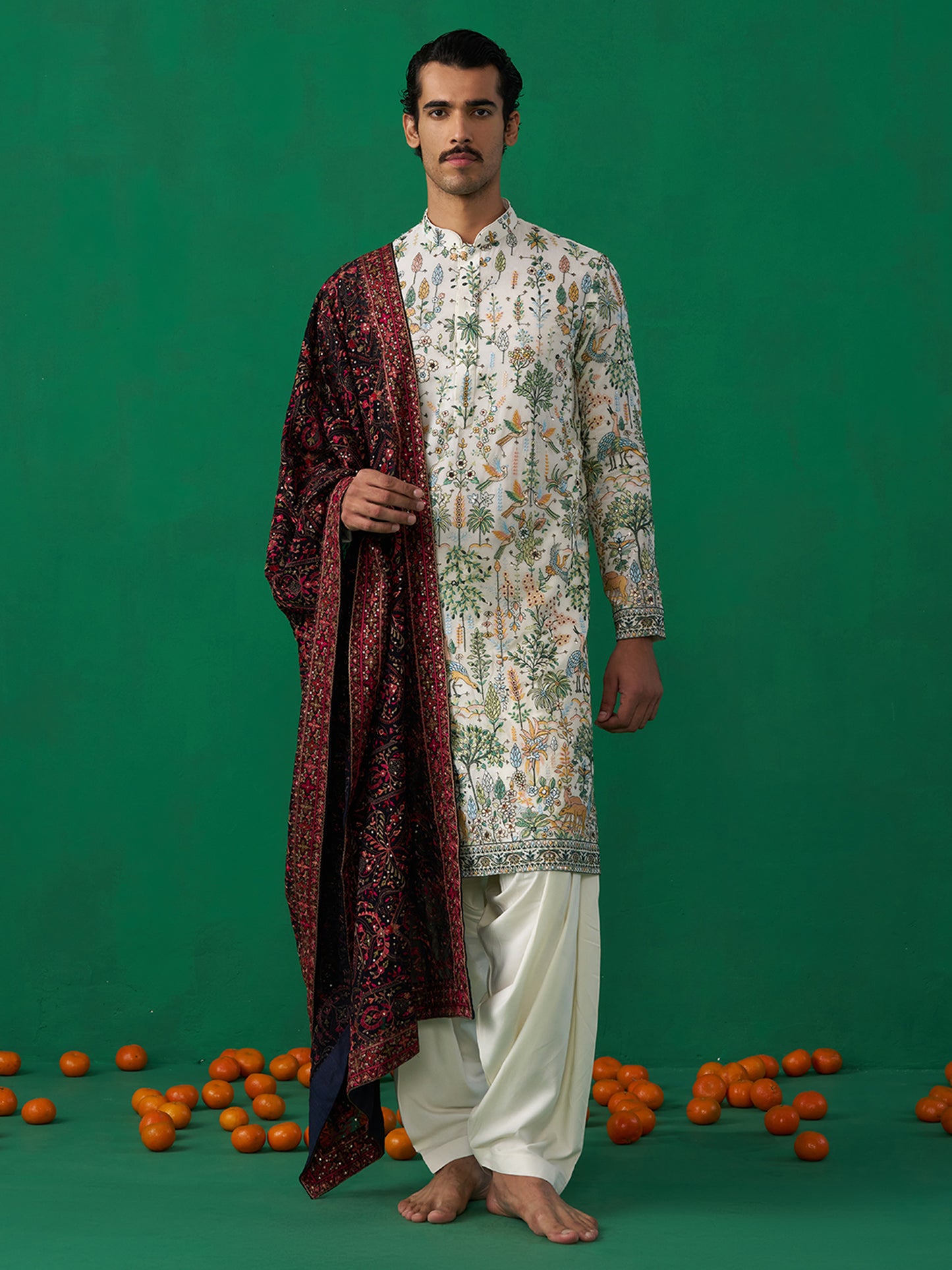 BIRD IVORY KURTA SET