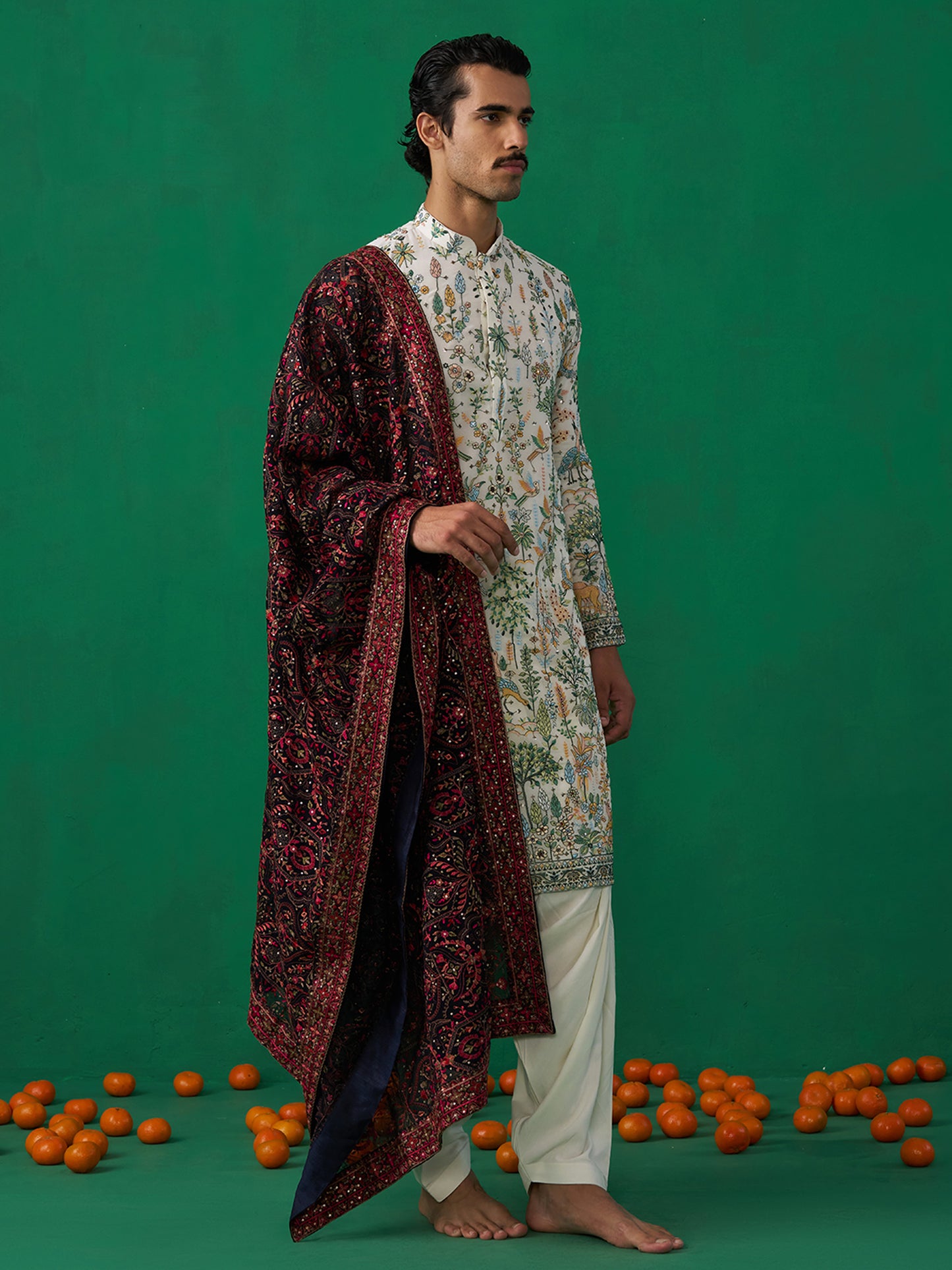 BIRD IVORY KURTA SET