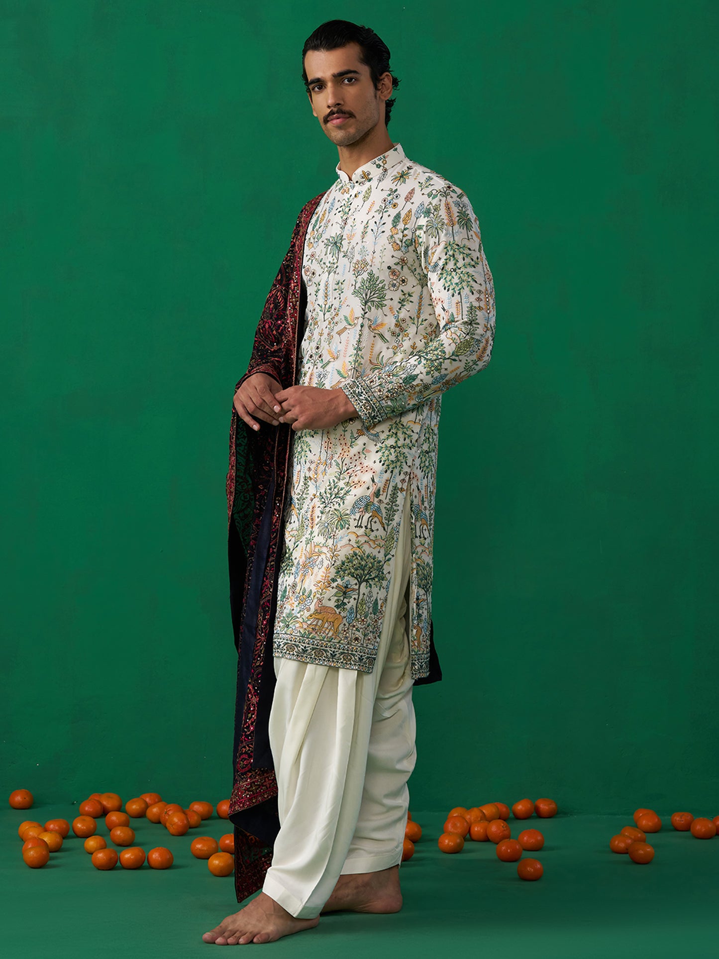 BIRD IVORY KURTA SET