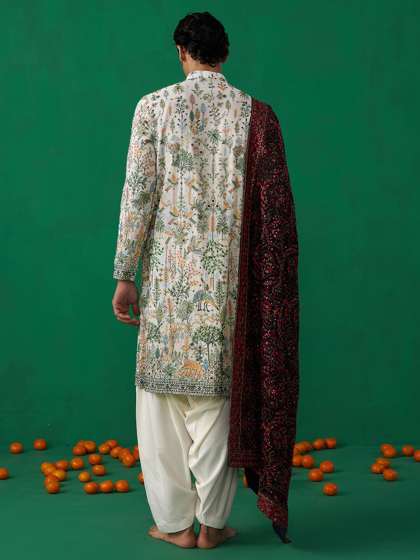 BIRD IVORY KURTA SET