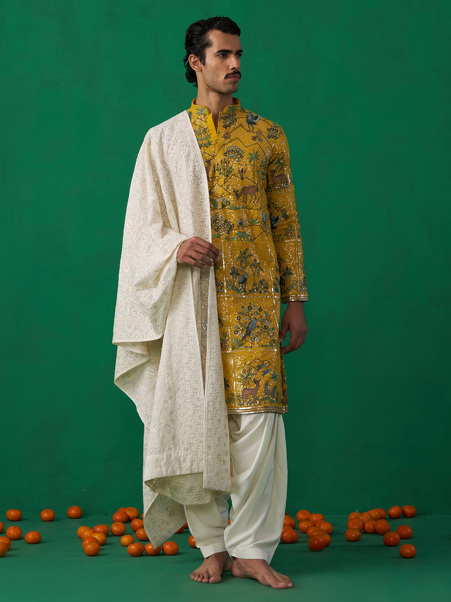 SWAN HALDI KURTA SET