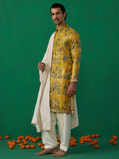 SWAN HALDI KURTA SET