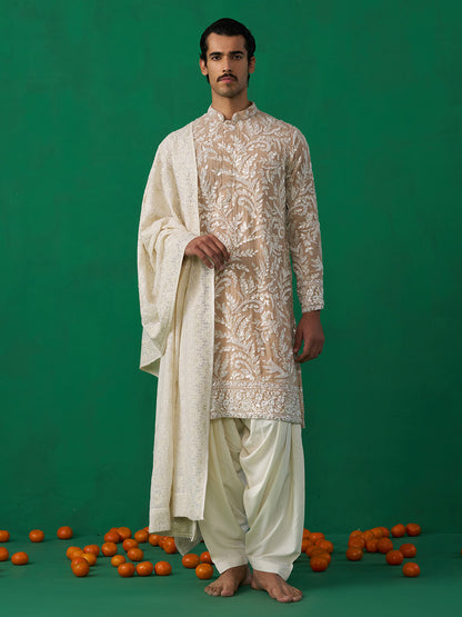 LEAF CHIKU KURTA SET