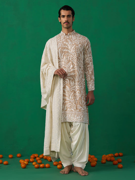 LEAF CHIKU KURTA SET