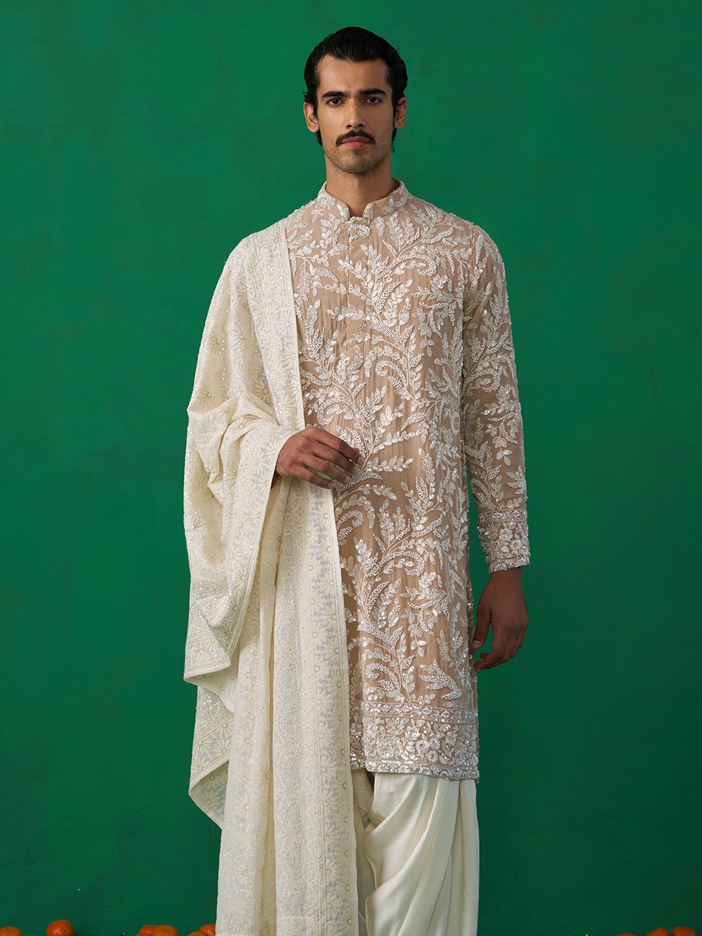 LEAF CHIKU KURTA SET