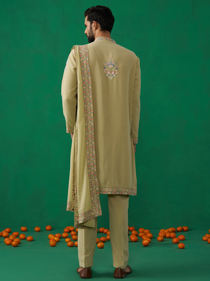 DEER GREEN KURTA SET