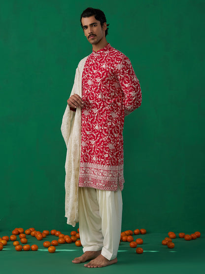 ROSE HOTPINK KURTA SET