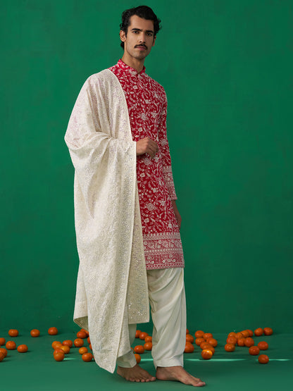 ROSE HOTPINK KURTA SET