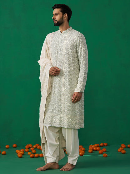 CUTDANA SKY KURTA SET