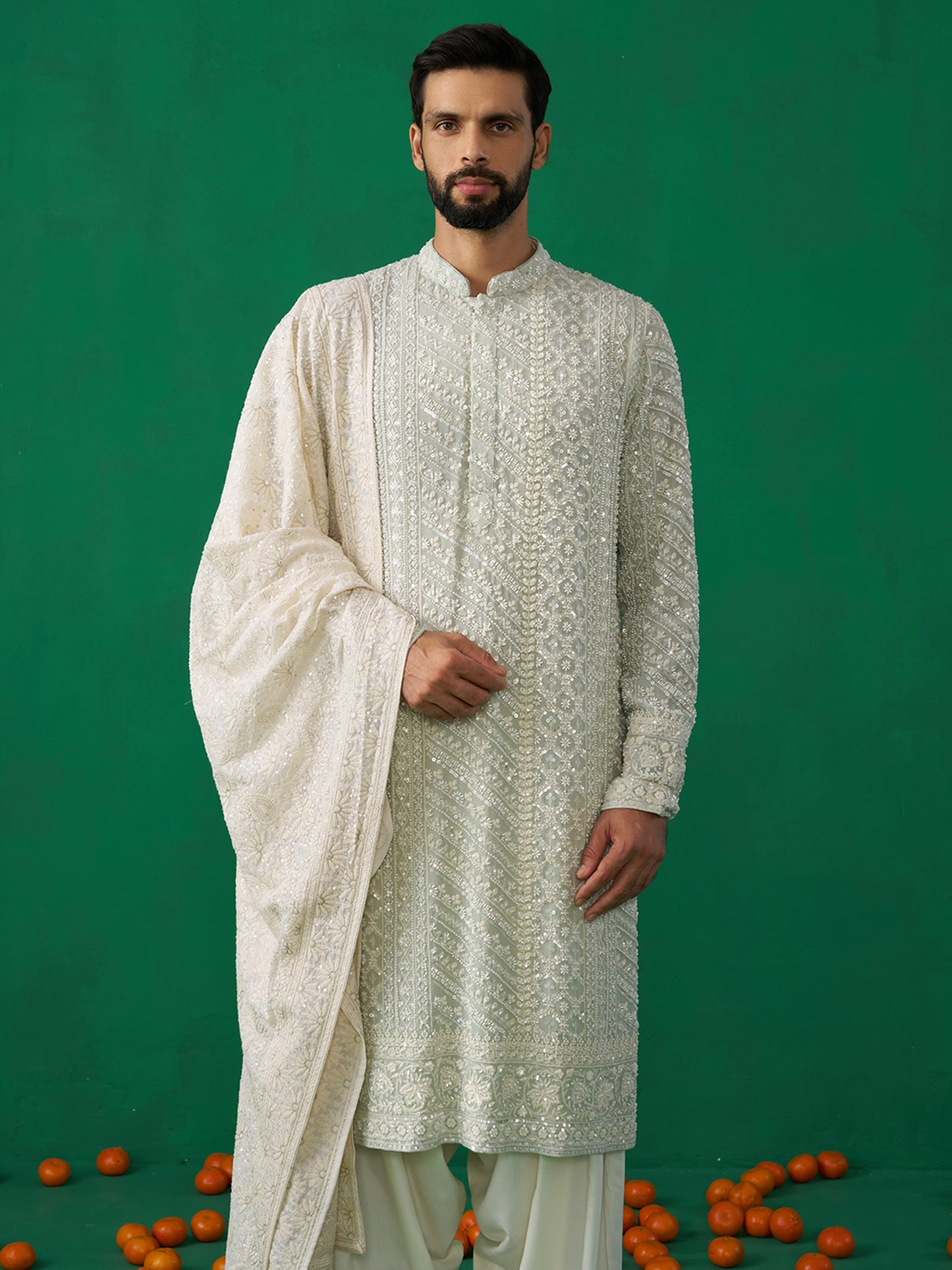 CUTDANA SKY KURTA SET