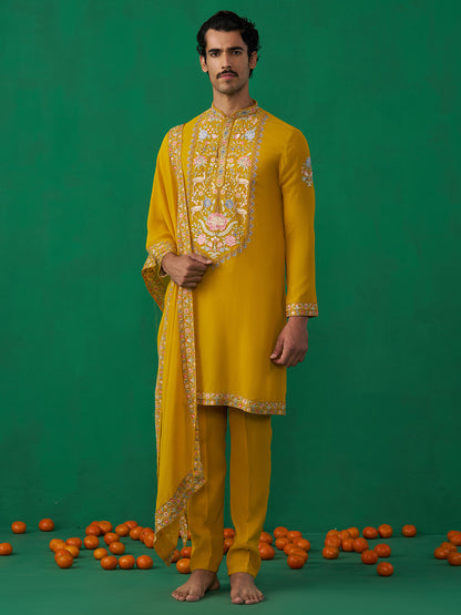 DEER HALDI KURTA SET