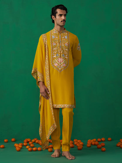DEER HALDI KURTA SET
