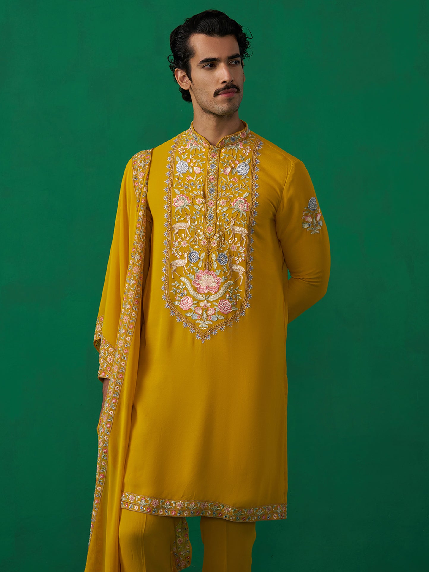 DEER HALDI KURTA SET