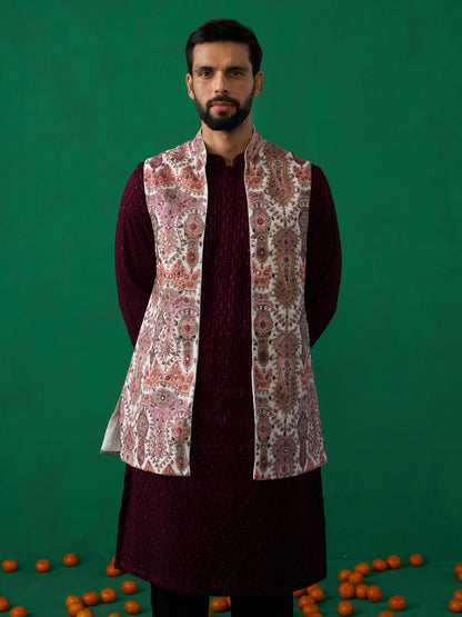 KASHMIRI MULTI KURTA JACKET SET