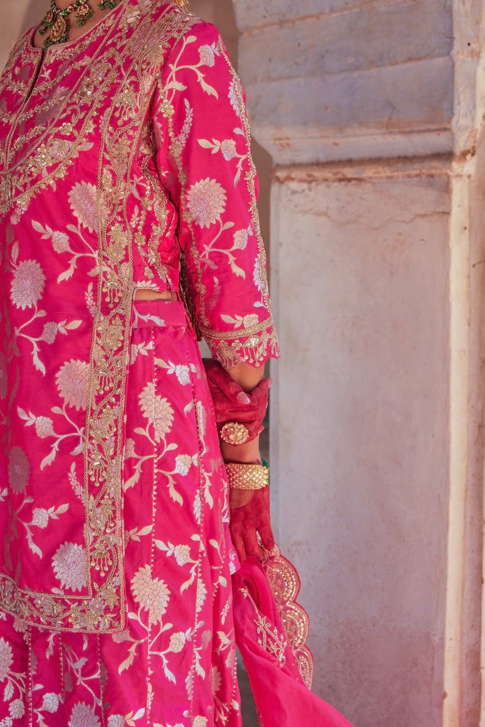 GULABO BANARASI GHARARA SET
