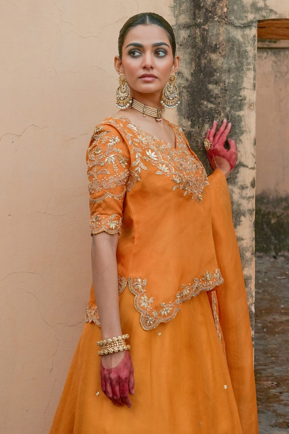 SONA KAMAL RAJPUTI LEHENGA SET