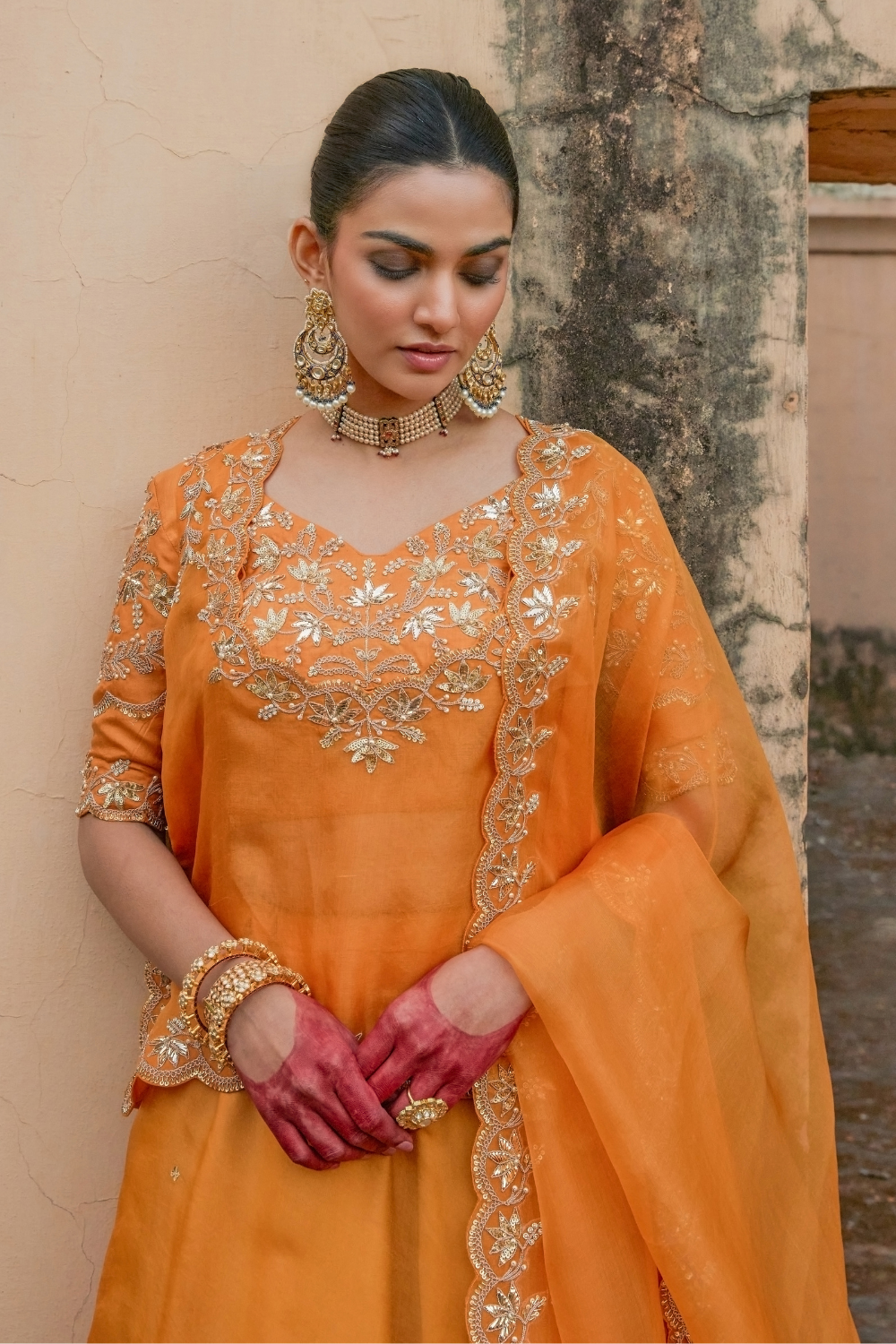 SONA KAMAL RAJPUTI LEHENGA SET