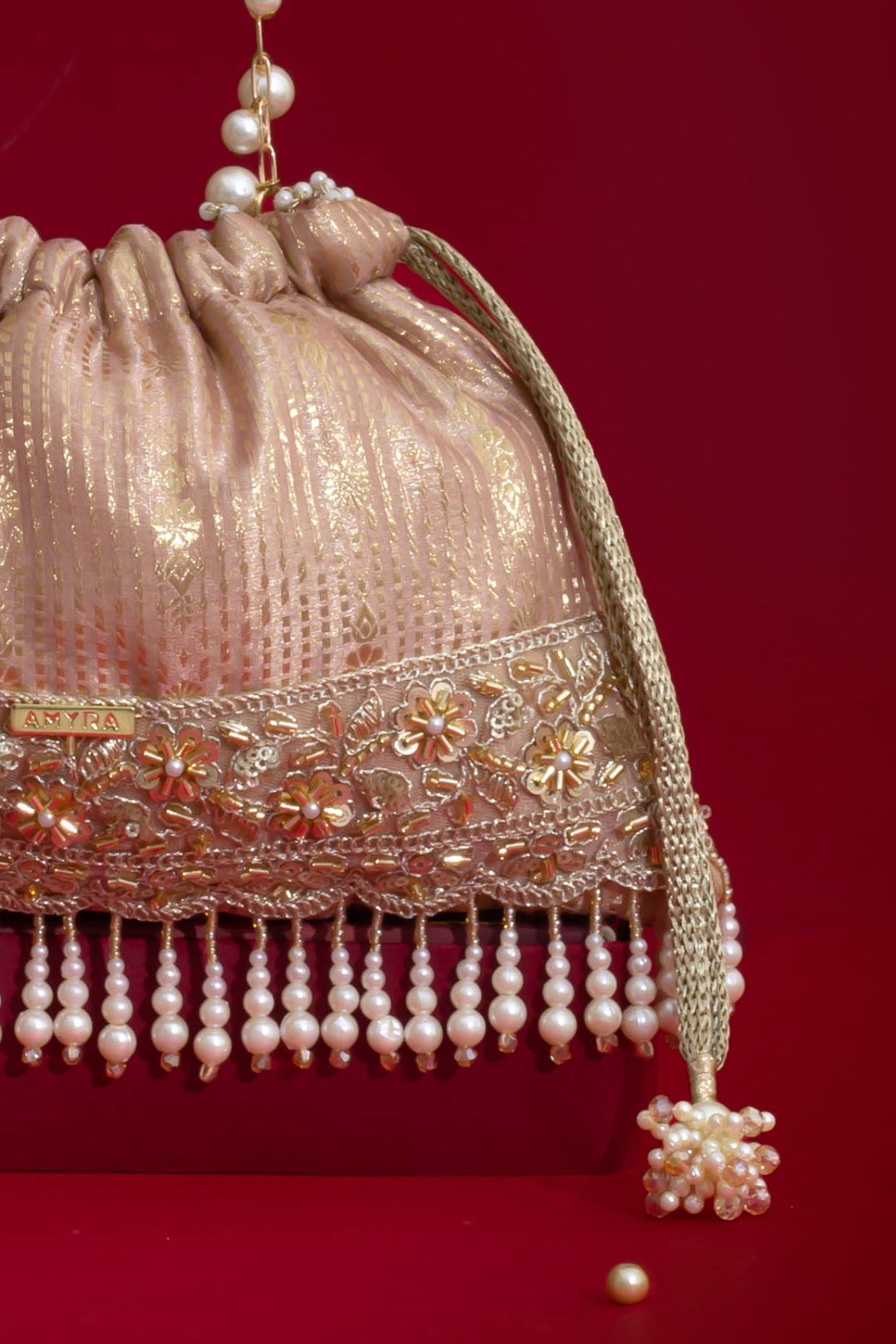 VIVAAH EMBELLISHED POTLI - PINK