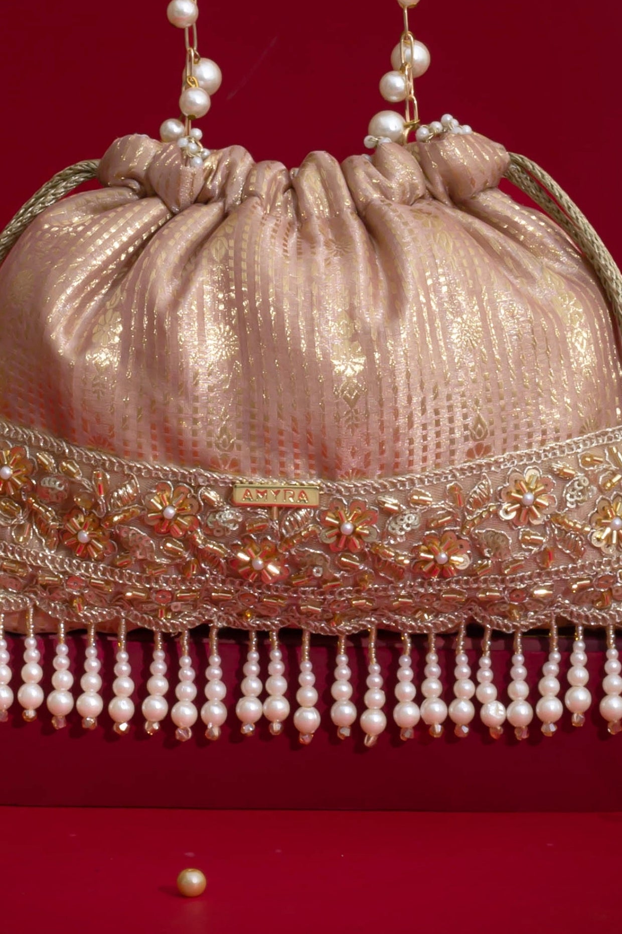 VIVAAH EMBELLISHED POTLI - PINK