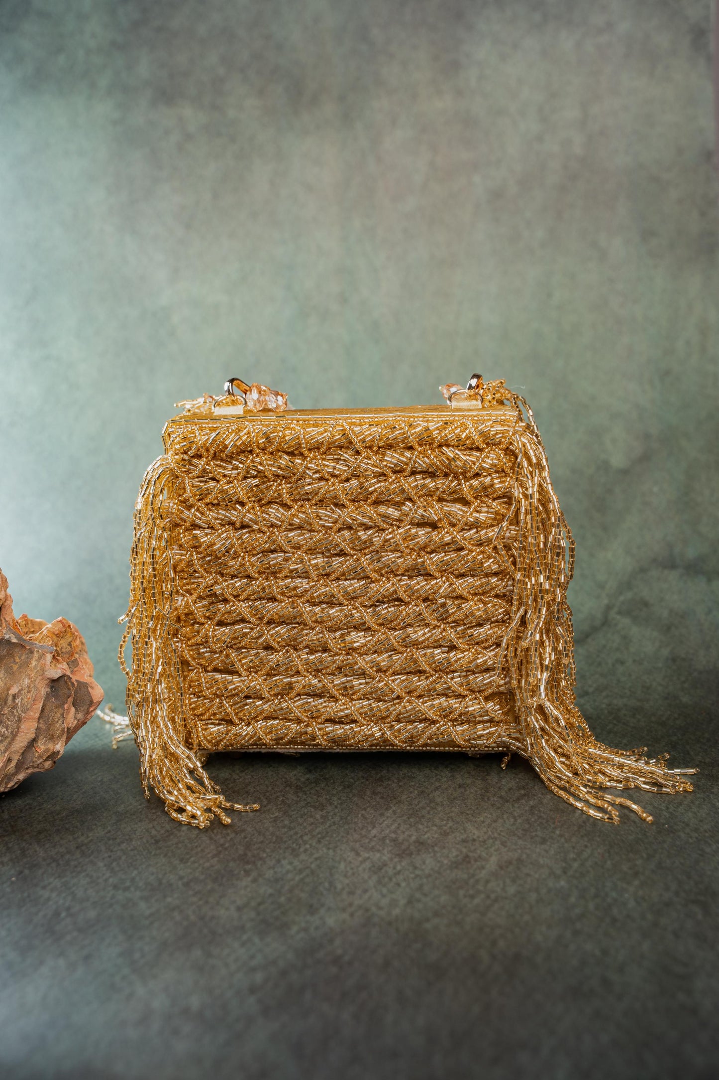WEAVE FRINGE KASSE GOLD