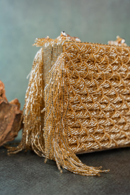 WEAVE FRINGE KASSE GOLD