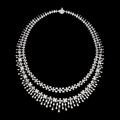 LAYERED DIAMOND NECKLACE