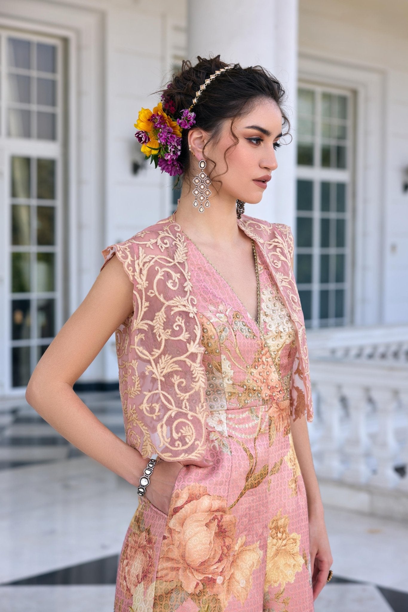 ALYSA JUMPSUIT - White Maison de Couture
