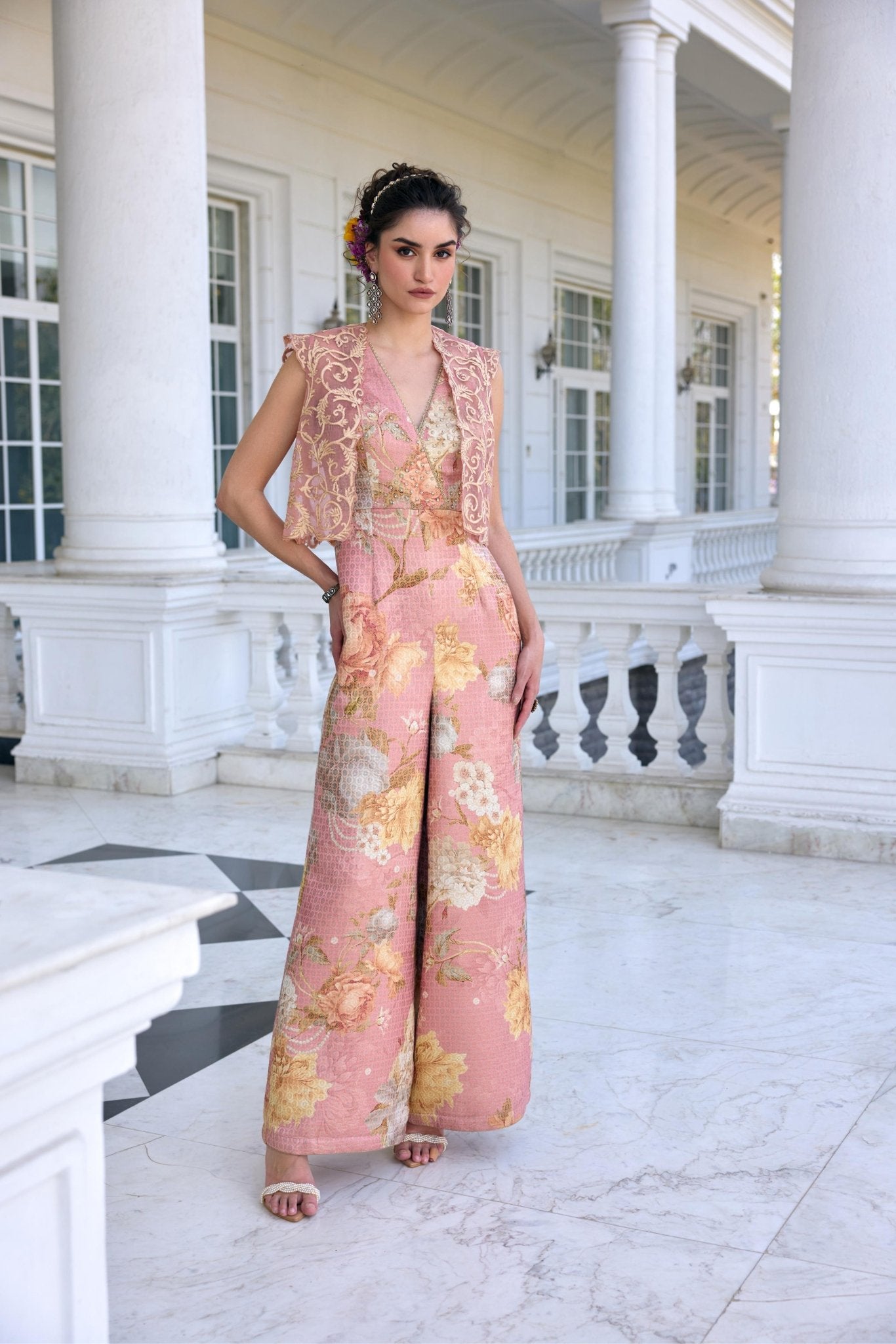 ALYSA JUMPSUIT - White Maison de Couture