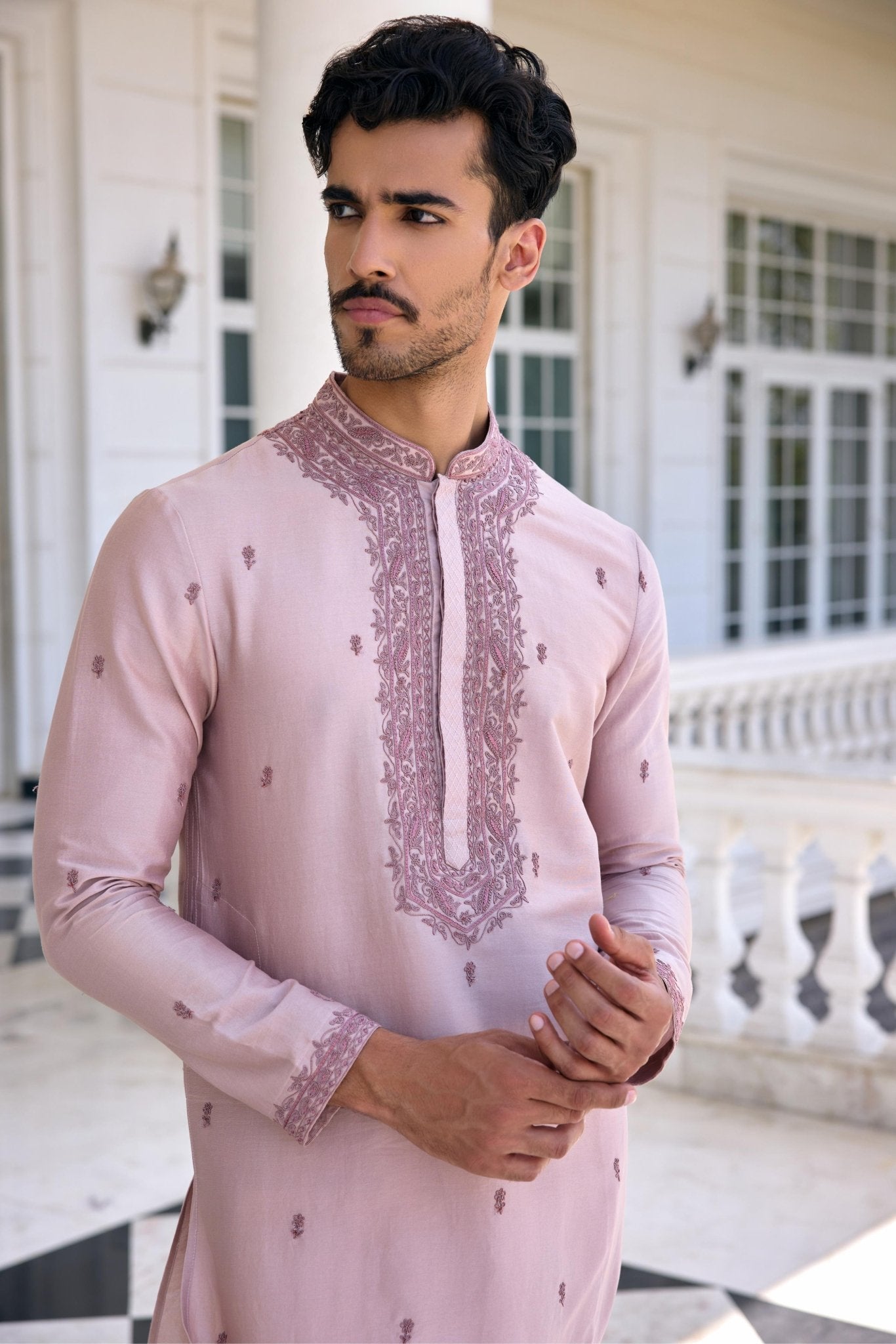 AYAAZ KURTA SET - White Maison de Couture